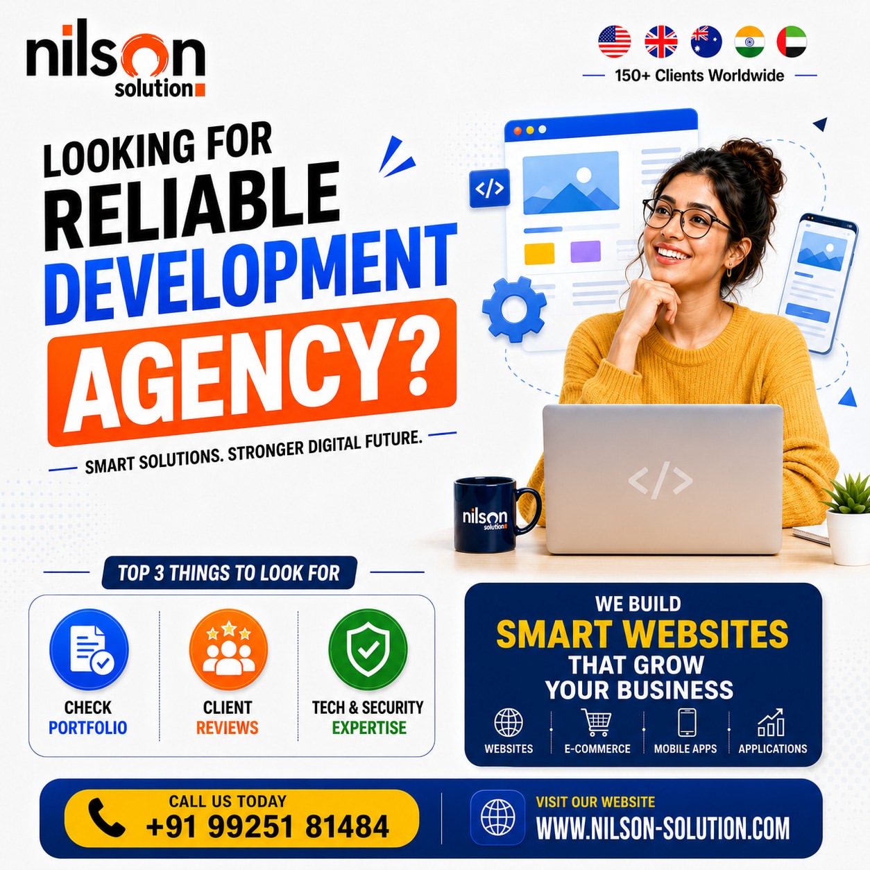 Looking for a reliable development agencyWebsite is more than just code — it’s digital growth en